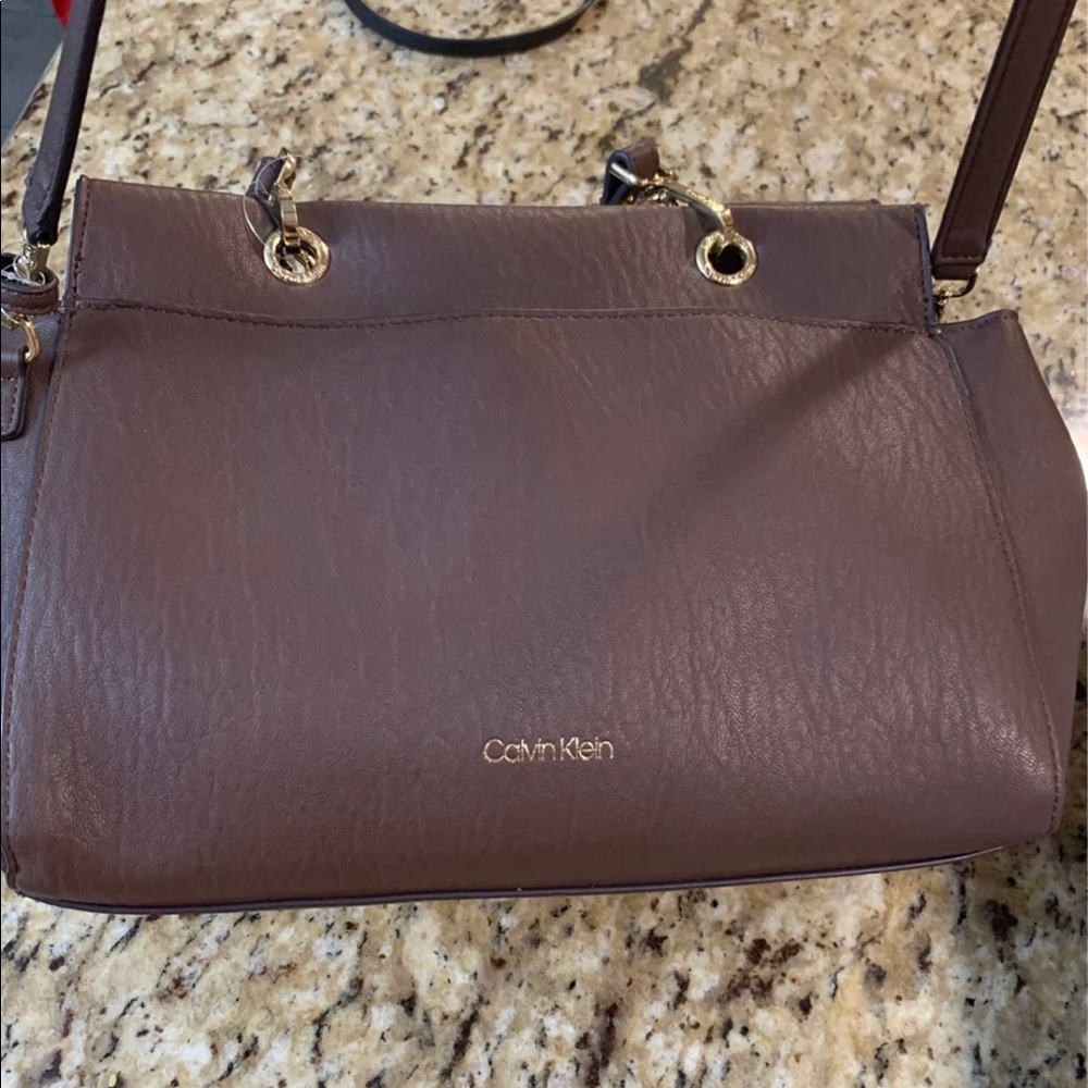 Large Brown Calvin Klein Bag